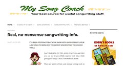 Desktop Screenshot of mysongcoach.com